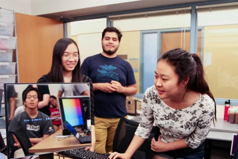 People collaborating together